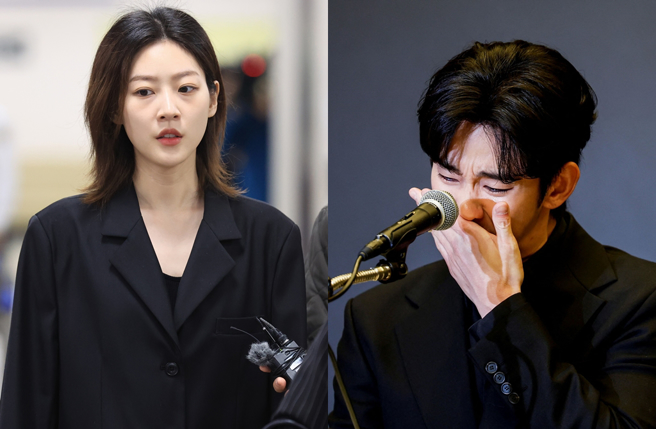 金秀賢委任律師2日再度發聲，針對照片提10點澄清；並以《跟蹤騷擾處罰法》為由加告《橫豎研究所》。（圖／達志影像、攝自金賽綸IG）