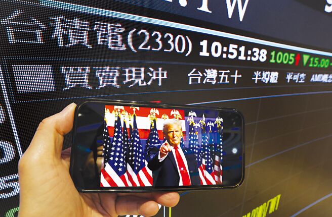 川普關稅戰2月發威，台美股市齊挫，三大政府基金2月小幅回吐117.32億元，累計前二月仍有1,216.2億元獲利。圖／本報資料照片