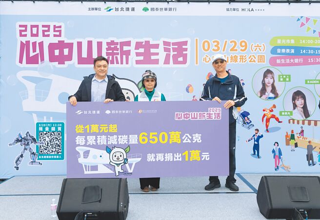 「心中山新生活」搭捷運拿好禮活動，日前於心中山線形公園熱鬧落幕。圖／主辦單位提供