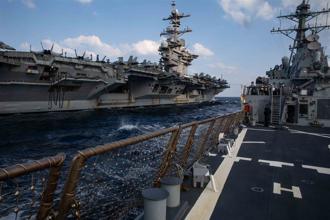 美「雙航艦」部署中東 嚇阻區域威脅
