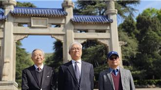 南京中山陵祭拜国父 夏立言：两岸间没有什么鸿沟跨不过去