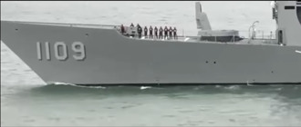 張騫軍艦76砲膛炸已修復！緊急出海監控解放軍演習共艦