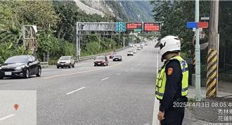 清明連假首日蘇花湧車潮 南下每小時上千輛車次