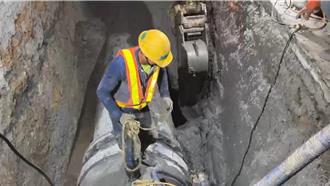 基隆麥金路爆管停水「修了又漏」 謝國樑要求台水說明