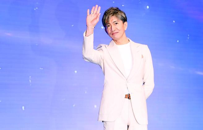 木村拓哉出席代言酵素记者会。（邓博仁摄）