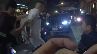 信義區夜店散場爆衝突！2男酒後碰撞「互嗆還推警」