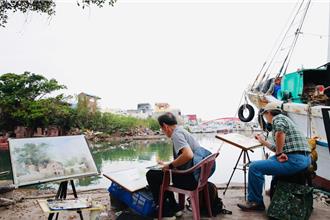 屏東寫生嘉年華熱鬧登場 千名畫友共繪東港風華