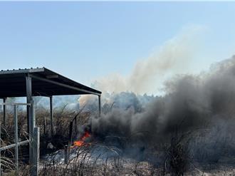 金門3小時內2起野火 消防急救援！疑掃墓燒紙錢不慎釀禍