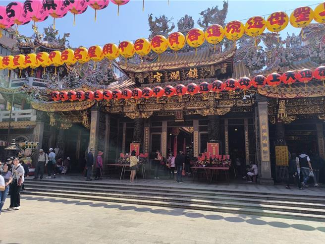 大甲妈祖今天晚间将起驾。（李京升摄）