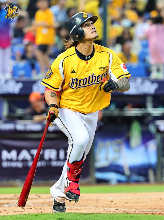 张志豪本季首秀扛开路先锋就开轰。（中信兄弟提供）