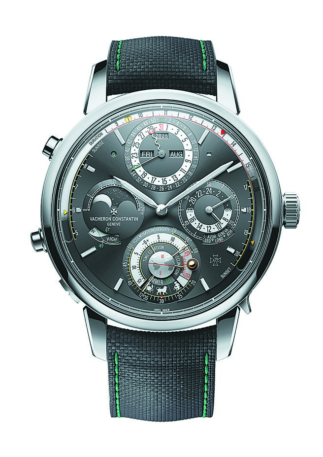 江诗丹顿Les Cabinotiers阁楼工匠Solaria超卓复杂功能腕表，配备41项复杂功能 。（Vacheron Constantin提供）