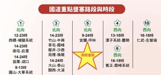 清明節連假高速公路湧車流  國5北向建議提早自9時出發