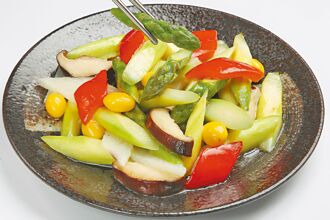 蘆筍入菜春日限定鮮滋味