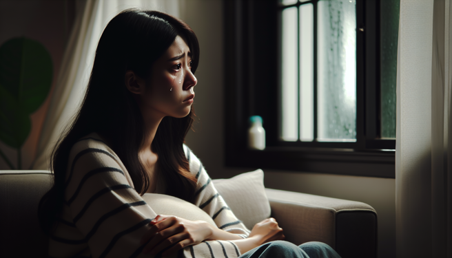 熟睡女下体被摸吓醒，惊见「正在指侵」！前男友判刑1年8月，赔偿50万获缓刑。（示意图、与本案无关／AI生成）