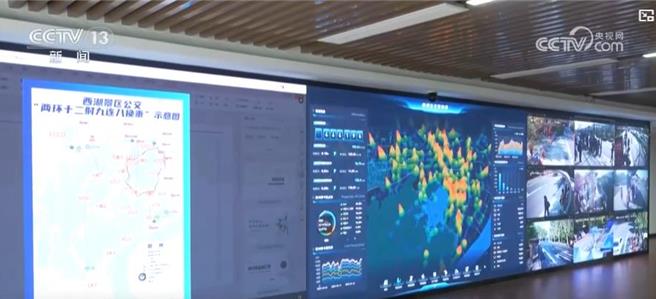陸清明連假出行不堵AI與大數據助力交通順暢。（大陸央視）
