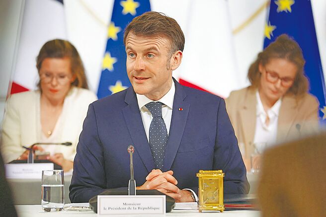 法國總統馬克宏。（路透）