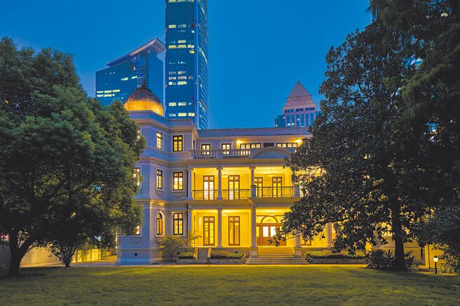 Prada在上海的歷史建筑荣宅，打造一个餐饮空间「迷上 Prada 荣宅」。（Prada提供）