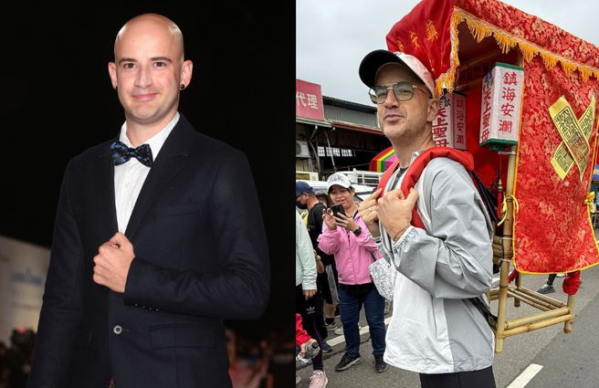 吴凤每年有空就会朝圣大甲妈祖遶境，曝与妈祖13年前缘分。（图／中时资料照、脸书 吴凤 Rifat）