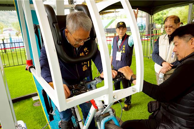 4月5号休园期间，绿博团队再次针对所有展馆设施进行总检测试。（宜兰县政府提供／吴佩蓉宜兰传真）