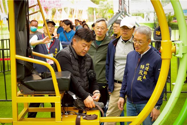 4月5号休园期间，绿博团队再次针对所有展馆设施进行总检测试。（宜兰县政府提供／吴佩蓉宜兰传真）