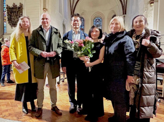 台湾音乐家余沁芸参与拉脱维亚音乐会   政府官员、学者、媒体共同见证台拉交流