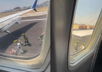 達美航空起飛2小時突返航　消防隊都出動了！竟怪塔台有問題