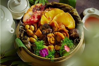 2kg重帝王鱼翅鲍鱼粽送礼有面子  买端午粽礼送保安宫开运香包