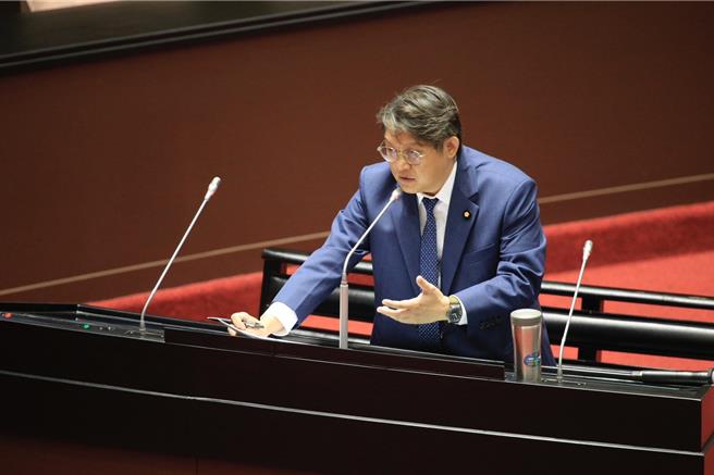 国民党立委黄建宾。（黄建宾办公室提供／陈薏云台北传真）