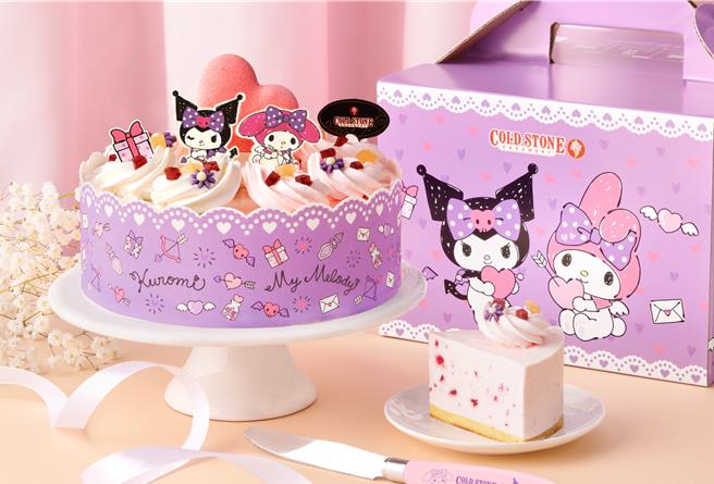 酷聖石「6吋My Melody ＆ Kuromi浪漫時刻」，1780元。（酷聖石提供／朱世凱台北傳真）