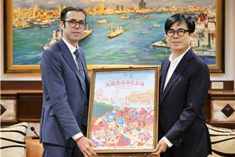 法国生活节5月登场 法国在台协会拜会陈其迈