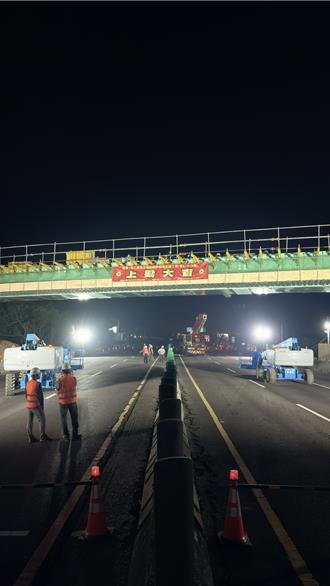 國1后里至台中系統 配合跨越橋改建4／8至10日雙向全線封閉