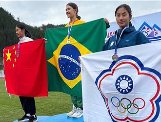 跳高奪銅為國爭光 竹南國中劉子渝勇奪世中運獎牌