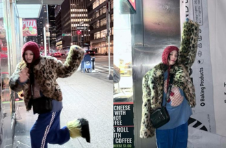 韓素希人美就是任性！誇張混搭「大紅大紫＋豹紋」掀網熱議