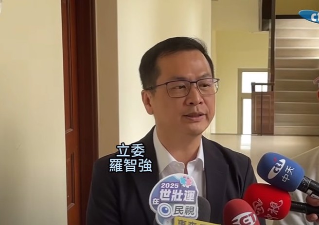 国民党立委罗智强。（取自中天新闻）