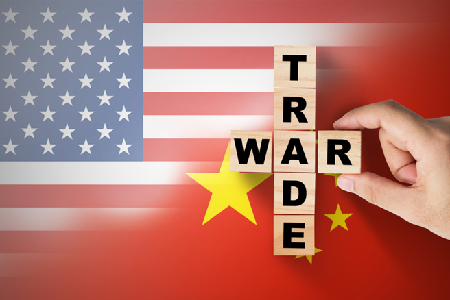 中美大打关税贸易战。(示意图/Shutterstock)