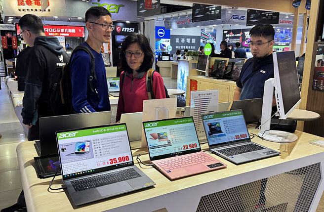 HP、DELL、双A及联想品牌厂正式通知供应链，销美产品（NB及相关消费性电子零组件）全数暂停出货二周。图／本报资料照片