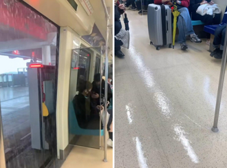 淡水站車廂驚現水上樂園！北捷稱「非進水」：營運正常