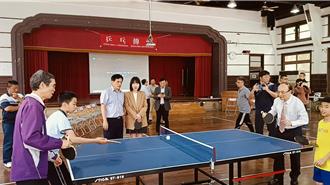 全省走透透 乒乓傳愛助力彰化偏鄉3校