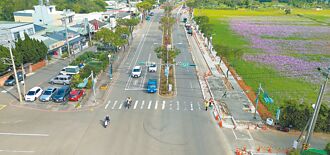 人本示範道拓寬人行道 中壢人憂恐提升事故率