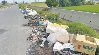 崙背農水路變垃圾場 公所擬裝電眼