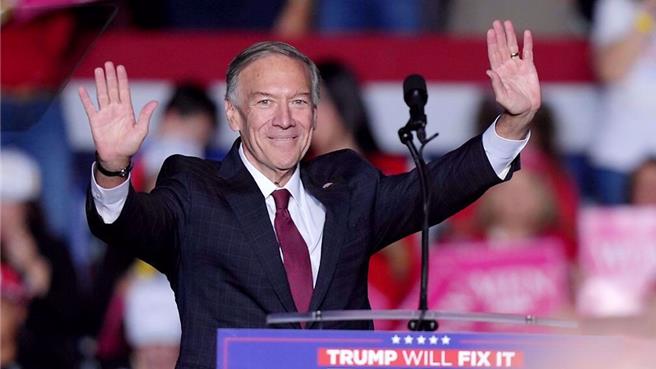 美國前國務卿蓬佩奧。（美聯社）