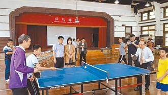 民團傳愛 贈彰化3小學桌球桌