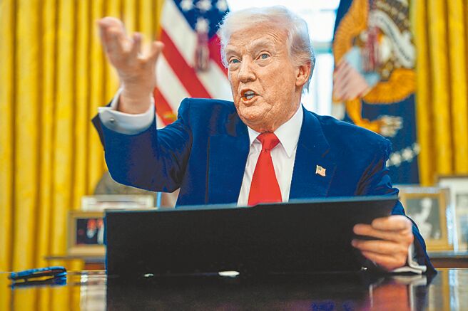 图为美国总统川普。图／美联社