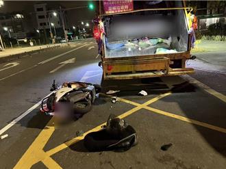 高雄女騎士追撞垃圾車 慘斷魂！家屬尋「行車紀錄器」求真相