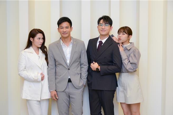 華千涵、鄒承恩、陳謙文、林萱瑜有錯綜複雜感情線。（三立提供）