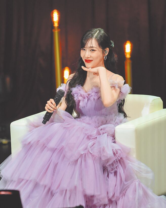 Tiffany暌违5年，12日再度访台举办粉丝见面会。（郭吉铨摄）