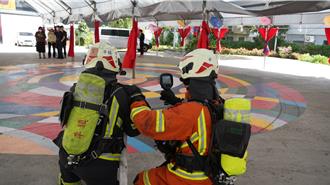 平鎮消防辦「龍岡米干節兵推搶救演練」 模擬災害、強化救援