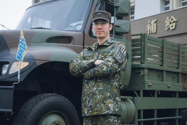 胡裕安上士。（记者陈怡璇摄）