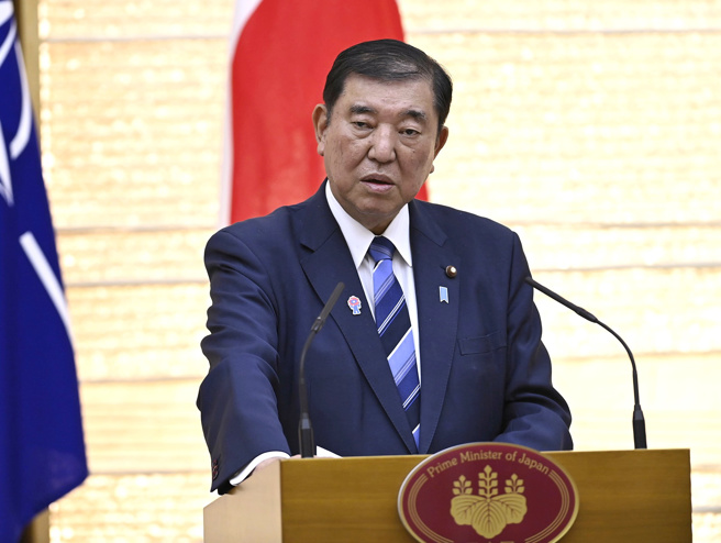 日本首相石破茂14日指出，美国课徵的关税有可能会扰乱全球经济秩序，这是石破茂对川普想要实施的新关税政策，至今最为严厉的回应。（美联社）