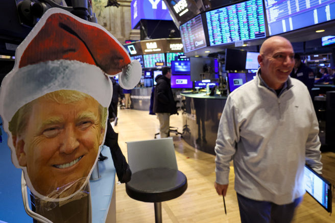 周一美股主要指數早盤大漲。（圖／路透社）